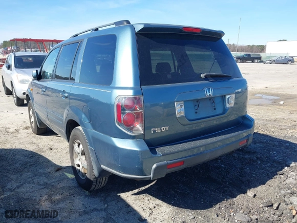 2008 Honda Pilot EX-L with VIN 5FNYF28528B018817, listed as a IAAI auction lot 41608185 with 206,094 mi miles. Bid and sale history available at carsss.com. Image 3.