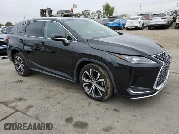 2022 Lexus RX 350L with VIN JTJHZKFA8N2038704, listed as a Copart auction lot 57292775 with 35,565 mi miles and Salvage title. Bid and sale history available at DreamBid. Image 4.