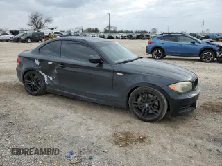 2012 BMW 1 Series 135i with VIN WBAUC9C5XCVM13083, listed as a Copart auction lot 47452225 with 81,786 mi miles and Salvage title. Bid and sale history available at DreamBid. Image 4.