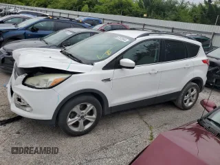2014 Ford Escape SE z VIN 1FMCU9GXXEUE14827, wystawiony jako Copart lot #57522844 z przebiegiem 124 450 mil mil oraz Szkoda całkowita • Salvage title. Historia ofert i sprzedaży dostępna na DreamBid. Obrazek 1.