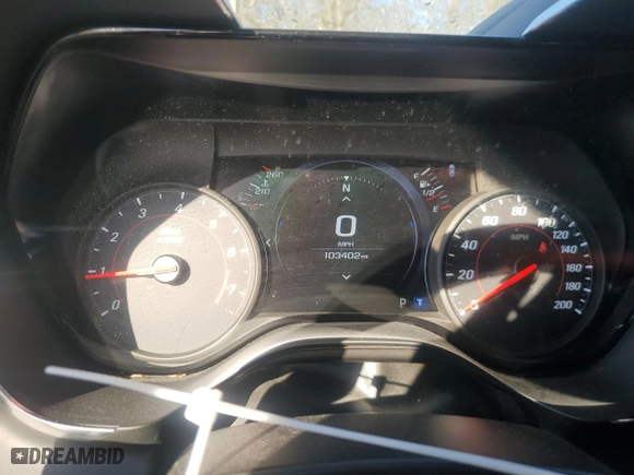 2019 Chevrolet Camaro 2SS with VIN 1G1FH3D79K0133072, listed as a Copart auction lot 87183404 with 103,402 mi miles and Salvage Title. Bid and sale history available at carsss.com. Image 9.