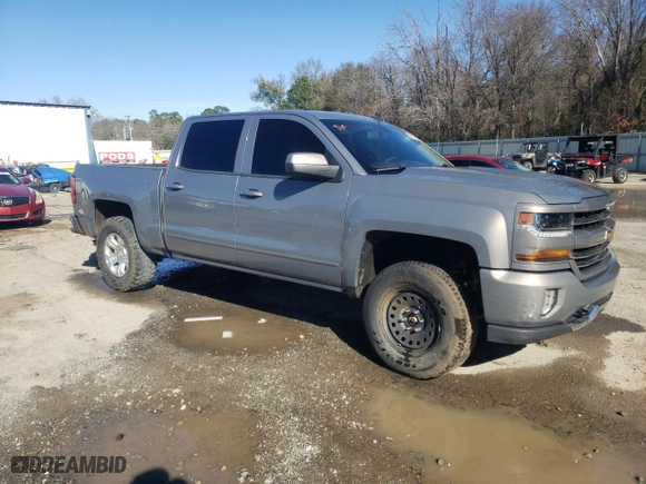 2017 Chevrolet Silverado 1500 LT with VIN 3GCUKREC4HG383645, listed as a Copart auction lot 86606794 with 0 mi miles and Salvage Title. Bid and sale history available at carsss.com. Image 4.