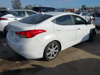 2012 Hyundai Elantra GLS with VIN 5NPDH4AE0CH118794, listed as a IAAI auction lot 41681328 with 209,421 mi miles. Bid and sale history available at carsss.com. Image 4.
