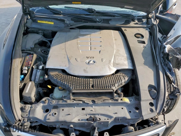 2007 Lexus LS 460 with VIN JTHBL46F775047122, listed as a Copart auction lot 57300995 with Not Provided miles and Clean Title. Bid and sale history available at DreamBid. Image 11.