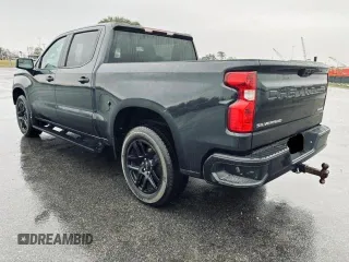 2022 Chevrolet Silverado 1500 Custom with VIN 1GCPABEK7NZ633597, listed as a Copart auction lot 51280795 with 32,531 mi miles and Salvage Title. Bid and sale history available at DreamBid. Image 3.