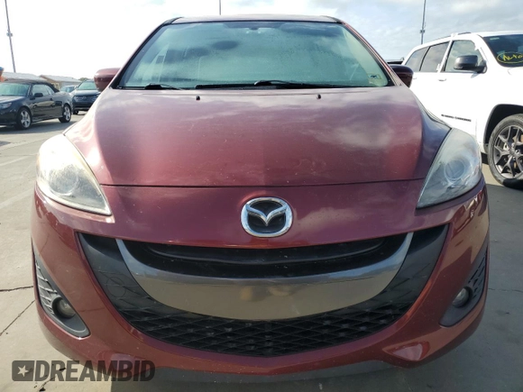 2012 Mazda 5 Touring with VIN JM1CW2CL6C0113694, listed as a Copart auction lot 75092814 with Not Provided miles and Salvage Title. Bid and sale history available at DreamBid. Image 5.