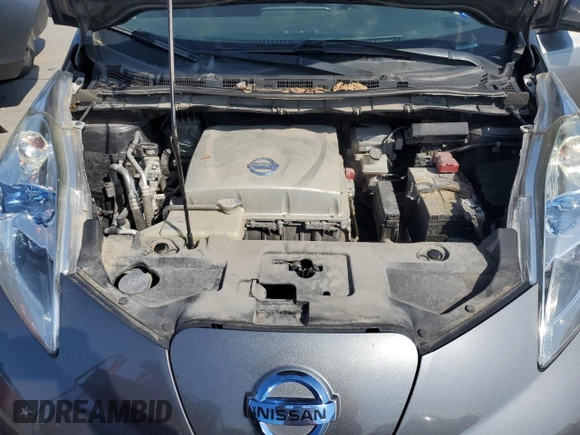 2015 Nissan LEAF SV with VIN 1N4AZ0CP3FC330859, listed as a Copart auction lot 44730433 with 91,556 mi miles. Bid and sale history available at carsss.com. Image 12.