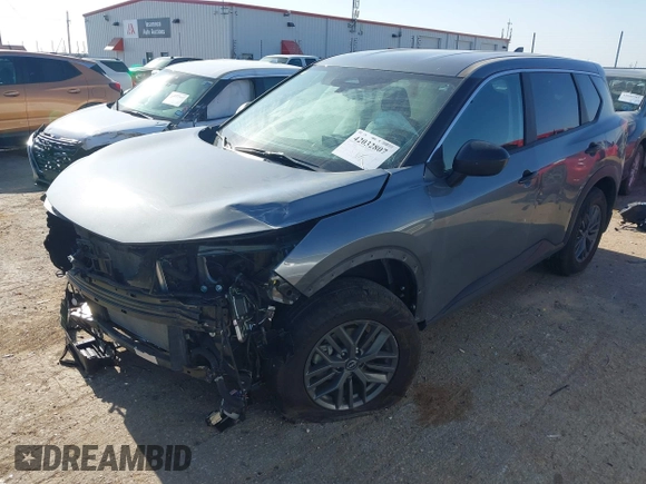 2023 Nissan Rogue S with VIN 5N1BT3AA2PC763702, listed as a IAAI auction lot 42032807 with 18,349 mi miles and . Bid and sale history available at DreamBid. Image 2.