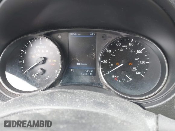 2019 Nissan Rogue SV with VIN KNMAT2MT0KP532404, listed as a IAAI auction lot 42625619 with 111,408 mi miles and . Bid and sale history available at DreamBid. Image 7.