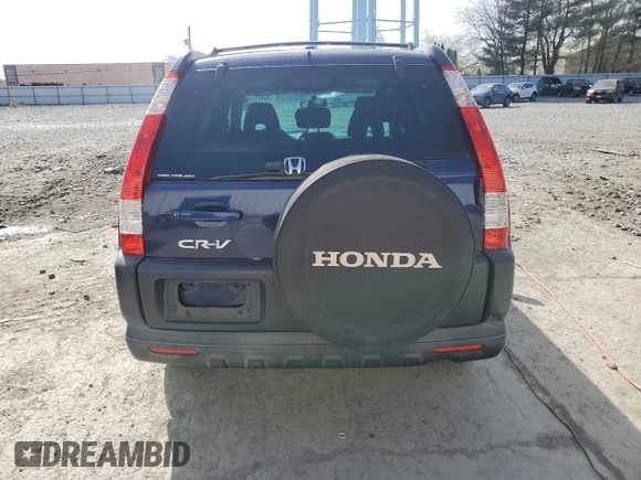 2005 Honda CR-V EX with VIN SHSRD78805U323402, listed as a Copart auction lot 53425795 with 184,485 mi miles and Clean Title. Bid and sale history available at carsss.com. Image 6.