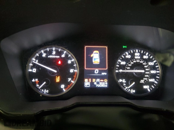 2022 Subaru Legacy with VIN 4S3BWAB60N3007082, listed as a Copart auction lot 77768004 with 70,020 mi miles and Salvage title. Bid and sale history available at DreamBid. Image 9.