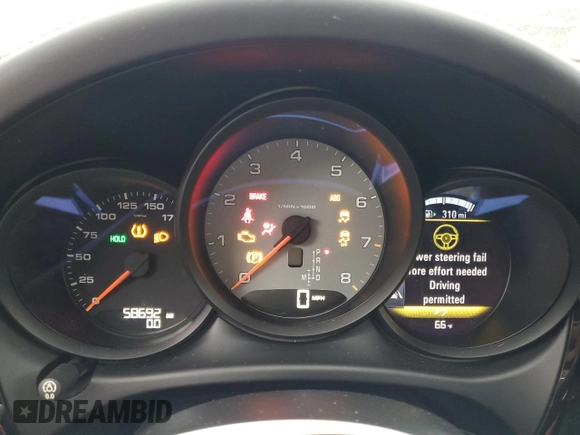 2017 Porsche Macan S with VIN WP1AB2A54HLB11213, listed as a Copart auction lot 72855544 with 58,692 mi miles and Salvage title. Bid and sale history available at DreamBid. Image 9.