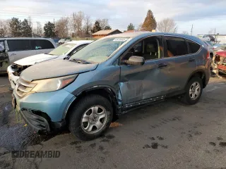 2014 Honda CR-V LX with VIN 2HKRM4H39EH718934, listed as a Copart auction lot 45416445 with 97,689 mi miles and Salvage Title. Bid and sale history available at carsss.com. Image 1.
