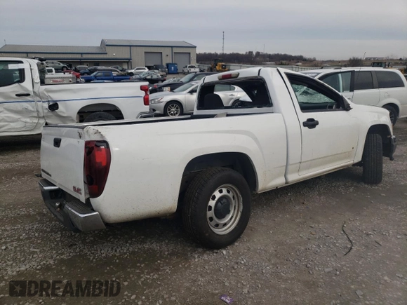 2009 GMC Canyon Work Truck with VIN 1GTCS149X98105620, listed as a Copart auction lot 83649034 with 193,347 mi miles and Salvage Title. Bid and sale history available at carsss.com. Image 3.