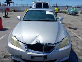2007 Lexus IS with VIN JTHBK262775037758, listed as a IAAI auction lot 41990064 with 156,319 mi miles. Bid and sale history available at carsss.com. Image 12.