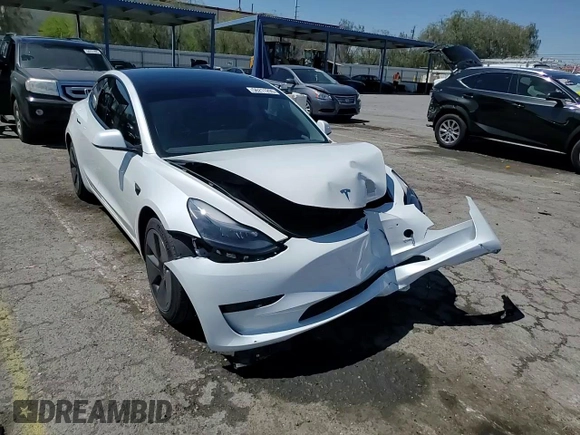 2023 Tesla Model 3 z VIN 5YJ3E1EA2PF578151, wystawiony jako Copart lot #56211295 z przebiegiem 19 590 mil mil oraz Szkoda całkowita • Salvage title. Historia ofert i sprzedaży dostępna na DreamBid. Obrazek 14.