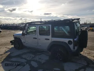 2023 Jeep Wrangler Sport S with VIN 1C4HJXDG0PW670641, listed as a Copart auction lot 41623195 with 27,266 mi miles and Salvage Title. Bid and sale history available at DreamBid. Image 2.