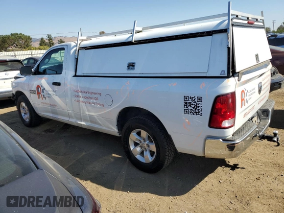 2015 Ram 1500 Tradesman with VIN 3C6JR6DG9FG596080, listed as a Copart auction lot 74025904 with 180,789 mi miles and Salvage title. Bid and sale history available at DreamBid. Image 2.