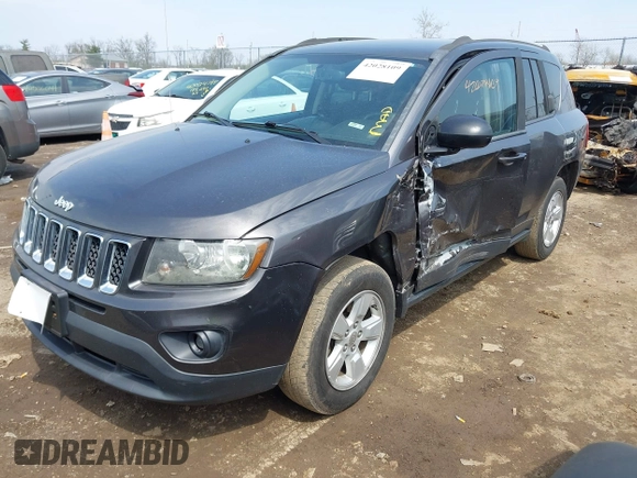 2016 Jeep Compass Sport with VIN 1C4NJCBA6GD543267, listed as a IAAI auction lot 42028109 with 105,118 mi miles and . Bid and sale history available at DreamBid. Image 2.