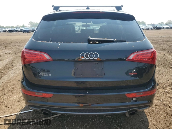 2012 Audi Q5 Premium Plus with VIN WA1DKAFP9CA004546, listed as a Copart auction lot 59537775 with 187,338 mi miles and Salvage title. Bid and sale history available at DreamBid. Image 6.