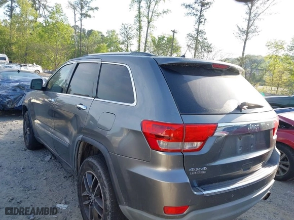 2012 Jeep Grand Cherokee Limited with VIN 1C4RJFBG7CC183921, listed as a IAAI auction lot 42069646 with 139,918 mi miles. Bid and sale history available at carsss.com. Image 14.