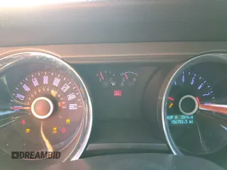 2014 Ford Mustang V6 with VIN 1ZVBP8AM2E5230831, listed as a Copart auction lot 45585315 with 156,753 mi miles and Salvage Title. Bid and sale history available at carsss.com. Image 9.