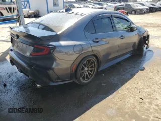 2022 Subaru WRX with VIN JF1VBAA68N9008879, listed as a Copart auction lot 50083555 with 59,632 mi miles and Salvage title. Bid and sale history available at DreamBid. Image 3.