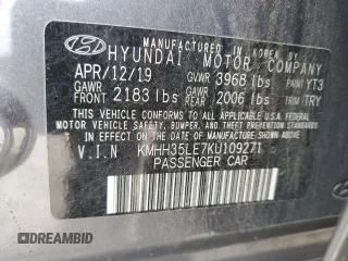 2019 Hyundai Elantra GT with VIN KMHH35LE7KU109271, listed as a Copart auction lot 73319824 with 71,912 mi miles and Salvage Title. Bid and sale history available at carsss.com. Image 13.