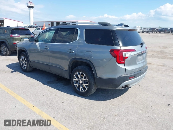 2023 GMC Acadia SLT with VIN 1GKKNML46PZ130813, listed as a IAAI auction lot 42614040 with 56,086 mi miles and . Bid and sale history available at DreamBid. Image 3.