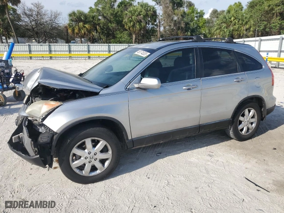 2008 Honda CR-V EX-L with VIN JHLRE38768C032847, listed as a Copart auction lot 46174535 with 131,231 mi miles and Salvage Title. Bid and sale history available at carsss.com. Image 1.
