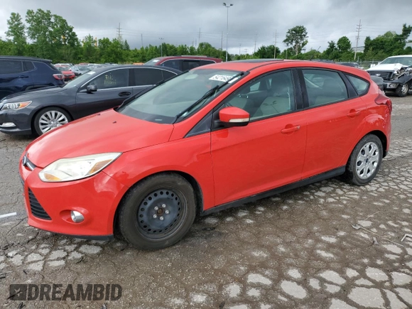 2012 Ford Focus SE with VIN 1FAHP3K26CL329938, listed as a Copart auction lot 54216494 with 170,010 mi miles and Salvage Title. Bid and sale history available at carsss.com. Image 1.
