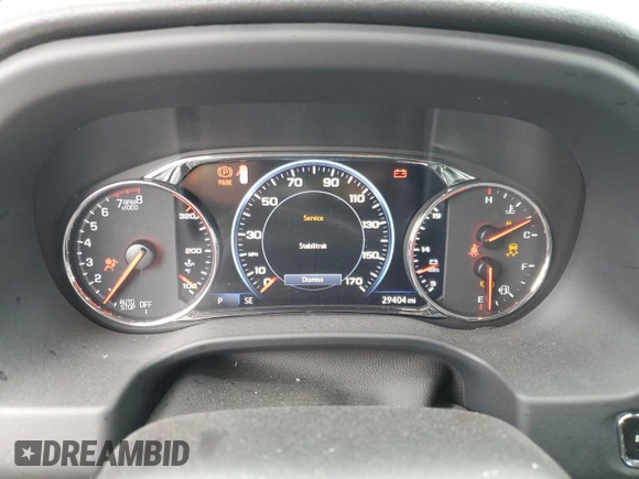 2023 GMC Acadia SLT with VIN 1GKKNULS5PZ256840, listed as a Copart auction lot 56018355 with 29,404 mi miles and Salvage title. Bid and sale history available at DreamBid. Image 9.