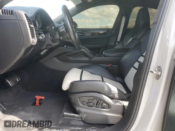 2022 Porsche Cayenne Turbo GT with VIN WP1BK2AY5NDA60549, listed as a Copart auction lot 74494584 with Not provided miles and Salvage title. Bid and sale history available at DreamBid. Image 7.