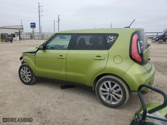 2018 Kia Soul + with VIN KNDJP3A57J7892493, listed as a Copart auction lot 45293575 with 55,560 mi miles and Salvage Title. Bid and sale history available at carsss.com. Image 2.