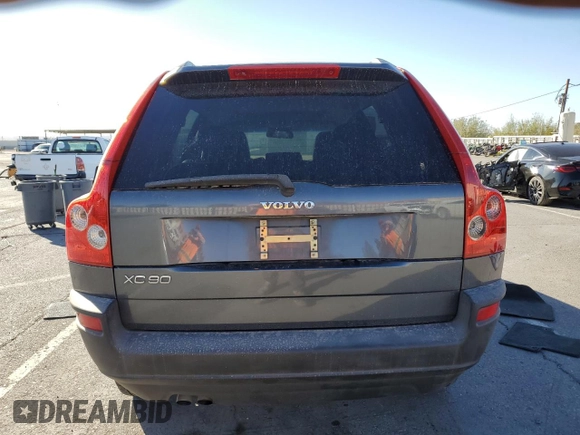 2006 Volvo XC90 2.5L Turbo with VIN YV4CY592361304608, listed as a Copart auction lot 80973564 with 169,840 mi miles and Salvage Title. Bid and sale history available at carsss.com. Image 6.
