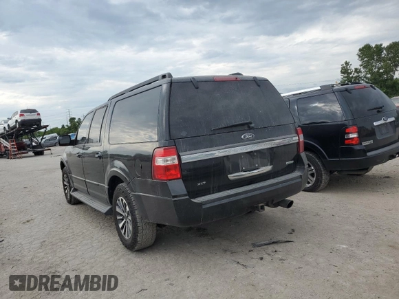 2015 Ford Expedition EL XLT with VIN 1FMJK1JT4FEF39922, listed as a Copart auction lot 66008044 with 168,037 mi miles and Salvage Title. Bid and sale history available at carsss.com. Image 2.