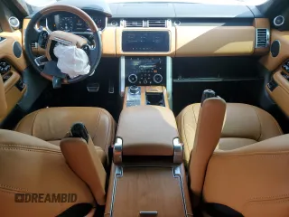 2021 Land Rover Range Rover Autobiography with VIN SALGV5SE1MA448455, listed as a Copart auction lot 59468815 with 93,542 mi miles and Salvage title. Bid and sale history available at DreamBid. Image 8.