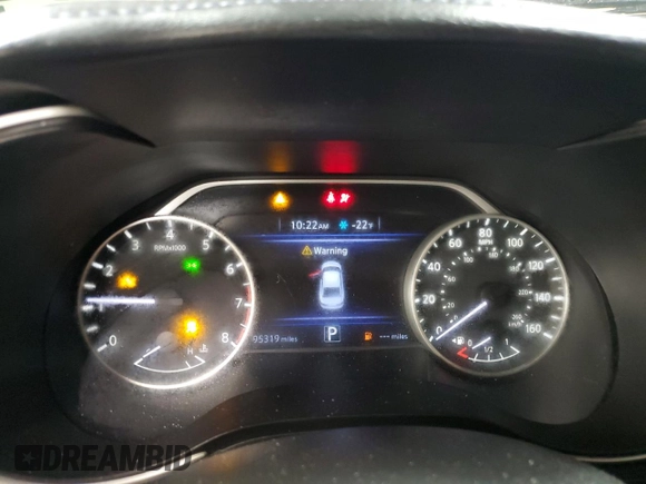 2018 Nissan Maxima SV with VIN 1N4AA6AP0JC371956, listed as a Copart auction lot 48226115 with 95,319 mi miles and Salvage Title. Bid and sale history available at DreamBid. Image 9.