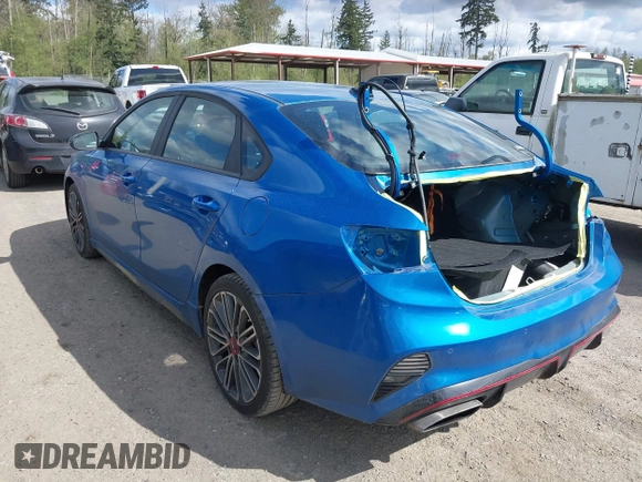 2023 Kia Forte GT with VIN 3KPF44AC5PE569796, listed as a IAAI auction lot 42078383 with 29,365 mi miles and . Bid and sale history available at carsss.com. Image 3.
