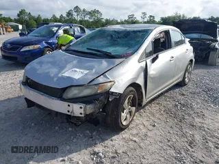 2013 Honda Civic LX with VIN 2HGFB2F57DH541438, listed as a IAAI auction lot 42442852 with Not provided miles and . Bid and sale history available at DreamBid. Image 17.