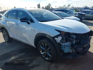 2019 Lexus NX with VIN JTJYARBZ4K2145174, listed as a IAAI auction lot 41278160 with 53,279 mi miles. Bid and sale history available at carsss.com. Image 1.