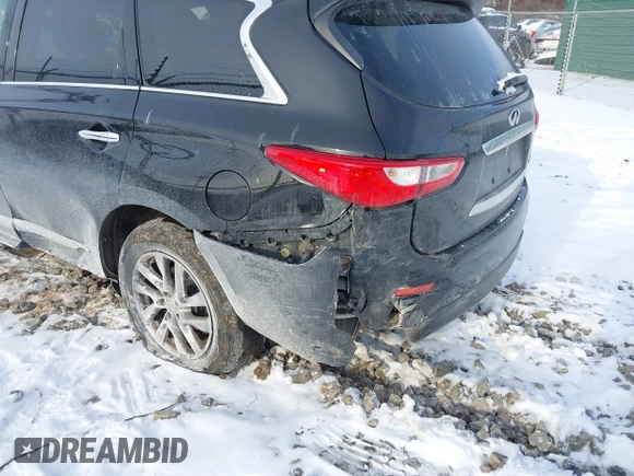 2015 Infiniti QX60 with VIN 5N1AL0MM3FC501539, listed as a IAAI auction lot 41363316 with 172,242 mi miles. Bid and sale history available at carsss.com. Image 6.
