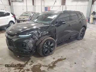 2021 Chevrolet Blazer RS z VIN 3GNKBKRS6MS523726, wystawiony jako Copart lot #52119195 z przebiegiem 43 790 mil mil oraz Szkoda całkowita • Salvage title. Historia ofert i sprzedaży dostępna na DreamBid. Obrazek 1.