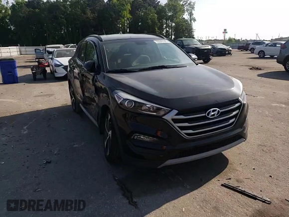 2017 Hyundai Tucson Sport z VIN KM8J33A21HU550398, wystawiony jako Copart lot #55043145 z przebiegiem 92 677 mil mil oraz Szkoda całkowita • Salvage title. Historia ofert i sprzedaży dostępna na DreamBid. Obrazek 14.