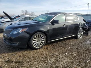 2014 Lincoln MKS with VIN 1LNHL9EK4EG600216, listed as a Copart auction lot 43471485 with 78,350 mi miles and Salvage Title. Bid and sale history available at carsss.com. Image 1.