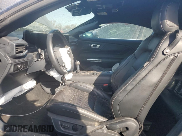 2024 Ford Mustang GT with VIN 1FA6P8CF0R5401042, listed as a Copart auction lot 49553495 with 0 mi miles and Salvage Title. Bid and sale history available at carsss.com. Image 7.
