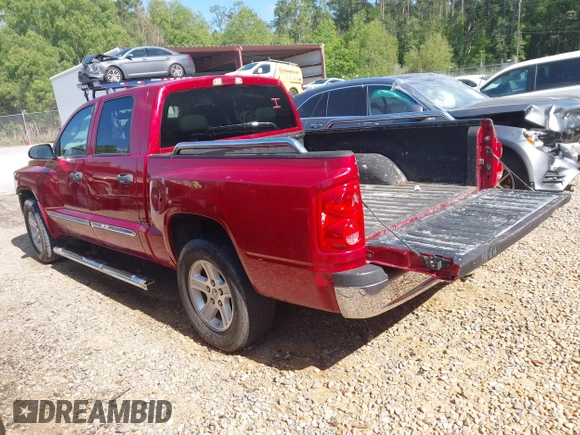 2009 Dodge Dakota SXT with VIN 1D7HE38K49S778966, listed as a IAAI auction lot 42034664 with 169,756 mi miles and . Bid and sale history available at carsss.com. Image 3.