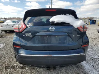 2017 Nissan Murano SL with VIN 5N1AZ2MHXHN117469, listed as a Copart auction lot 45397545 with 123,792 mi miles and Salvage title. Bid and sale history available at DreamBid. Image 6.