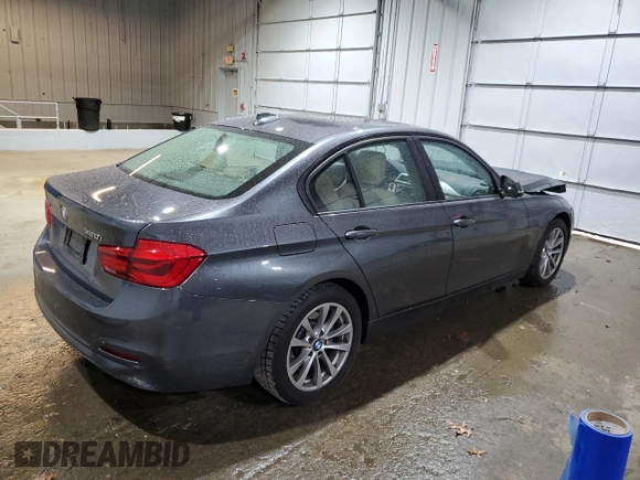 2018 BMW 3 Series 320i xDrive with VIN WBA8E5G52JNU46686, listed as a Copart auction lot 81999984 with 121,394 mi miles and Salvage Title. Bid and sale history available at carsss.com. Image 3.