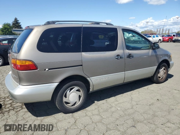 1998 Toyota Sienna LE z VIN 4T3ZF13C4WU006180, wystawiony jako Copart lot #50349795 z przebiegiem 237 600 mil mil oraz Szkoda całkowita • Salvage title. Historia ofert i sprzedaży dostępna na DreamBid. Obrazek 3.